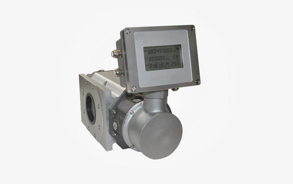 Gas waist wheel flowmeter