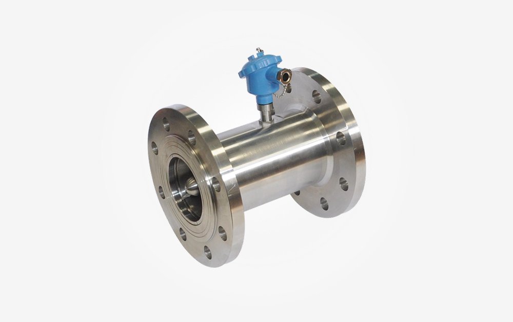 Waterproof liquid turbine flowmeter